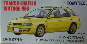 トミカ　リミテッドビンテージ　ネオ　スバル　インプレッサ　スポーツワゴン　WRX STIバージョンⅣ