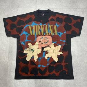 NIRVANA ニルヴァーナ ハートシェイプ tee Tシャツ