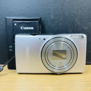 動作品 Canon IXY 640 シルバー コンパクトデジタルカメラ チャージャー付き NN8907