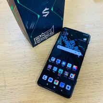 Xiaomi Black Shark 4 PRS-H0 ブラック 128GB SIMフリー 判定○ NN9005 _画像1