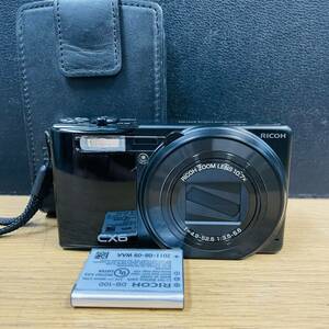 動作品 RICOH CX6 コンパクトデジタルカメラ ブラック バッテリー付き NN9452