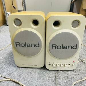通電○ Roland ローランド ステレオマイクロモニター モニタースピーカー MA-8 NN9629