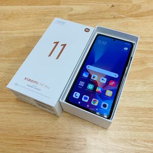 美品 Xiaomi 11T Pro メテオライトグレー SIMフリー 一括購入 8GB 128GB NN9466