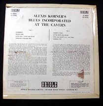 ●UK-OrioleオリジナルMono,””’64,Rare-Title””!! Alexis Korner's Blues Incorporated / At The Cavern_画像2