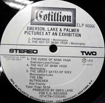 ●US-Cotillionオリジナル””Promo Copy White Labels,RI-Pressing!!”” Emerson, Lake & Palmer,ELP / Pictures At An Exhibition_画像9