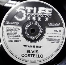 ●UK-Stiff Recordsオリジナルw/Blue-Back Cover,EX:EX Copy!! Elvis Costello / My Aim Is True_画像8