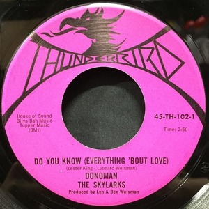 DONOMAN / DO YOU KNOW (EVERYTHING 'BOUT LOVE) (US-ORIGINAL)