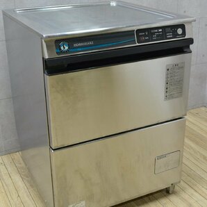 H719■HOSHIZAKI ホシザキ■食器洗浄機■JWE-400TUB3■H800×W600×D600ｍｍ■三相 200V 2019年■業務用 食洗器 アンダーカウンターの画像2