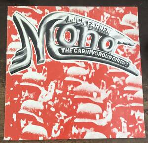 ■MICK FARREN■ミック・ファーレン■Mona The Carnivorous Circus / 1LP / 1969 UK Acid Psychedelic / Underground Psychedelic / 1969年