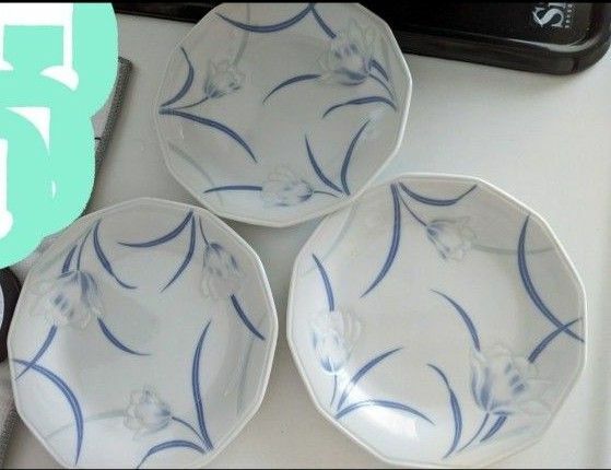 HANAE MORI　ハナエモリ　取り皿　小皿　3枚セット 小皿 和食器 小皿 中皿