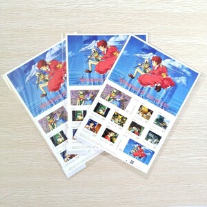 [ free shipping ] Ghibli park youth. . limited goods ear .....84 jpy stamp seat 3 pieces set 