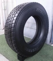 ★275/80R22.5 151/148J,ブリヂストン M890!【ほぼ新品未使用】イボイボ付き!直接引き取り大歓迎、組み換え交換可!激安1本価格!!_TB101_画像3