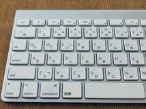 美品 Apple Wireless Keyboard JIS配列 MC184J/B A1314_画像2