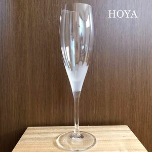 HOYA クリスタル シャンパングラス（おそらく未使用）スパークリング