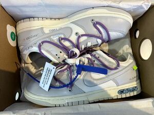 OFF WHITE × NIKE DUNK LOW 1 OF 50 48 US9.5 新品 DM1602-107