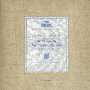日ARCHIV MA5023/5ピエール・フルニエ バッハ「Sechs Suiten fur Violoncello solo」(3枚組)＊の画像1