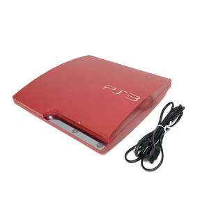 FP【現状販売品】SONY PS3 320GB スカーレット・レッド CECH-3000B 本体のみ　プレステ3