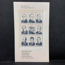 L【未使用保管品】　アメリカ　切手　記念切手　シート　Presidents of the United States:Ⅳ　コレクション_画像1