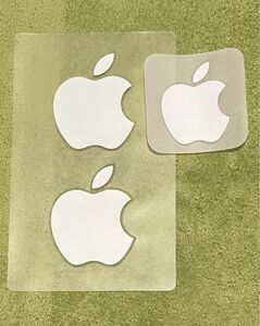 Apple シール ステッカー iPhone 白