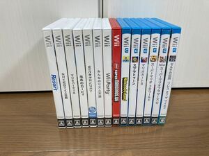 WiiU Wii ソフトおまとめ　ゼルダマリオカート8リズム天国など　動作品