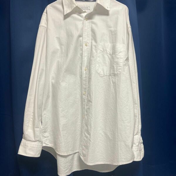 FREAK STORE shirt シャツ 長袖 ホワイト 長袖シャツ ストライプ