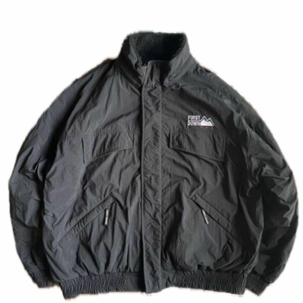 90's FIRST DOWN ナイロンジャケット　フリース　リバーシブル ナイロン NORTH face REVERSI