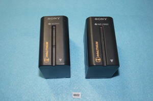 22_ NP-F950 x 1 NP-F930 x 1 Sony /SONY video camera for battery 2 piece set 