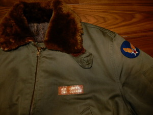 美品 WW2【 40's B-15 】 US ARMY AIR FORCE Civilian フライト ビンテージ オリジナル (検 リーバイス 506XX 大戦 NAVY 501XX 米軍 USMC 0