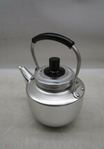 ★平0529 5つまとめて アルミ 急須 0.5L さざなみ ミニ きゅうす 茶器 茶道具 煎茶道具 未使用 金花日_画像5