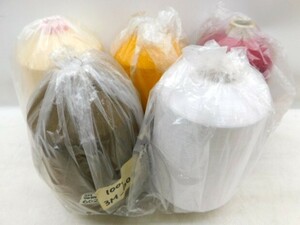 ★友0805 ミシン糸 業務用 工業用 5本まとめて 現状品 糸 大巻 大巻き 被服 縫製 12402141