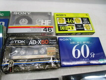 ★平0570 未使用 カセットテープ まとめて テープ TDK maxell Panasonic SONY 120 90 60 46 10 昭和レトロ 長期保管品 92402151_画像2