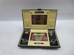 ★平0575 Nintendo 任天堂 ゲームウォッチ GAME&WATCH PINBALL ピンボール PB-59 レトロ 携帯 ゲーム ジャンク 12402061