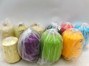 ★友1034 ミシン糸 業務用 工業用 10本まとめて 現状品 糸 大巻 大巻き 材料 手づくり 手作り ハンドメイド 被服 縫製 12402141