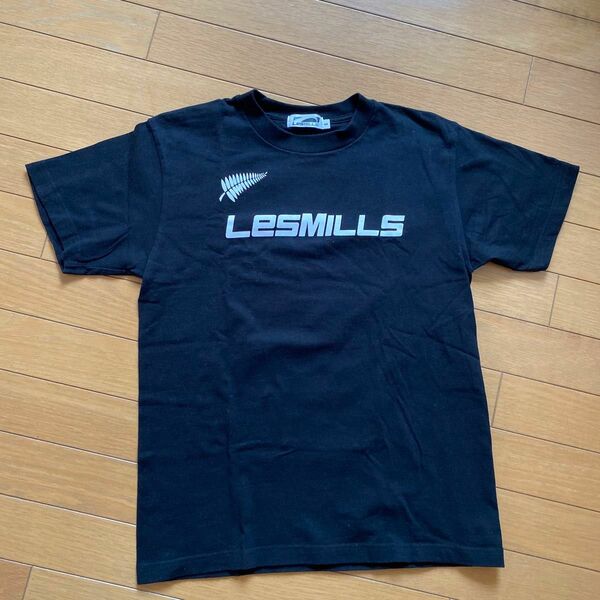 LesMILLS レスミルズ　ツアーTシャツ　2010 ファイナル　半袖 ロゴ レア　黒 プリント ブラック