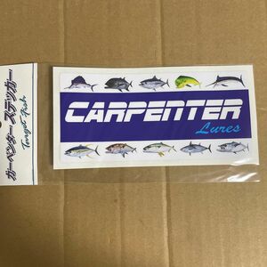 カーペンター ステッカー ターゲットフィッシュ 7.5cm×16cm ★ Carpenter Target Fish