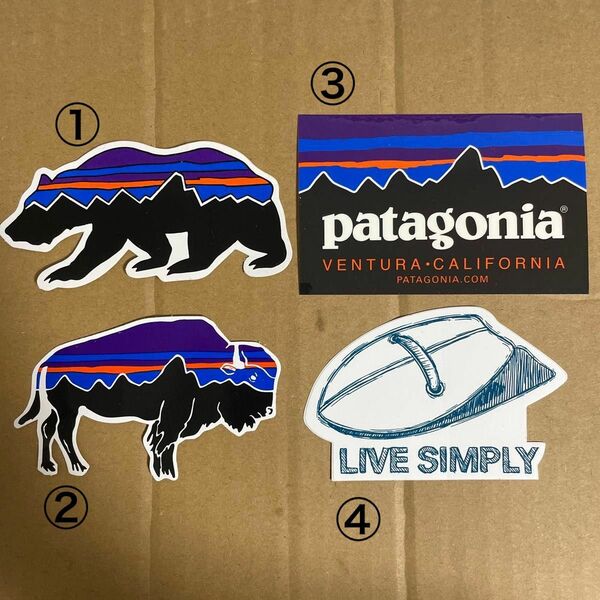 パタゴニア ステッカー 4枚セット ★ Patagonia