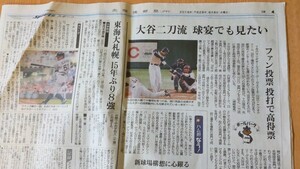 大谷翔平 新聞記事 2016.6