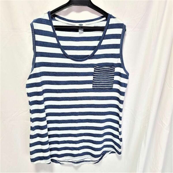 ★OLD NAVY★Ｔシャツ　ボーダーノースリーブ