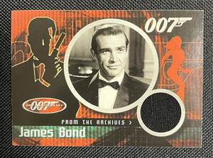 （希少）2002 Rittenhouse James Bond 40th Anniversary Sean Connery as James Bond Dr. No ショーン・コネリー実使用コスチュームカード