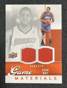 NBA 2009-10 UPPERDECK SEAN MAY #GJ-SM 525/550 ショーン・メイ ジャージカード