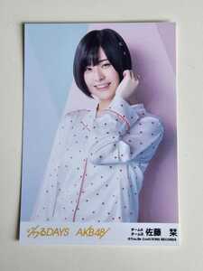 AKB48 チーム8 佐藤栞 ジワるDAYS 劇場盤 生写真