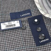 ラルディーニ Tessuto Esclusivo ウール ジャケット 46 グレー ブラウン グリーン LARDINI｜24a2505_画像4