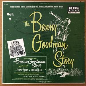 The Benny Goodman Story Vol.2 Sound Track DECCA original盤　両面DG・Flat・美盤