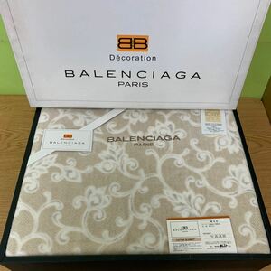 BALENCIAGA バレンシアガ 綿100% 綿毛布 寝具　K2776