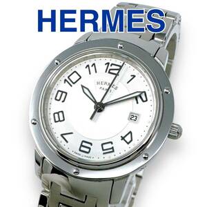 エルメス クリッパー CP1.310 クォーツ SS レディース 時計 ブランド デイト QZ ラウンド HERMES 稼働
