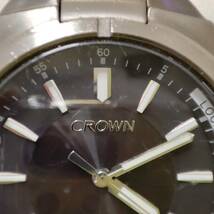 TOYOTA CROWN SMART KEY GN-4-S W830-T008216Y 腕時計 稼働品 ブラック文字盤 トヨタ クラウン スマートキー_画像2