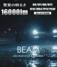 トヨタ ピクシス LEDヘッドライト H4 Hi/Lo 切り替え 16000ルーメン 6500K ファン付き 車検対応 PHILIPS製チップ オールインワン_画像2