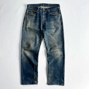 美色♪66後期 70s USA製 Levis 501 W34L33 オリジナル ビンテージ ゴールデンサイズ ヒゲ ハチノス リーバイス 501 66後期 赤耳