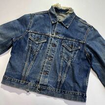 サード仕様♪ビッグサイズ 60s USA製 LEVIS 70505 初期 ビッグE オリジナル ビンテージ 4th 3rd リーバイス 70505 BigE 557 Wネーム _画像3