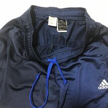 adidas アディダス トラックパンツ ジャージパンツ メンズXLサイズ ネイビー 3ストライプス_画像5